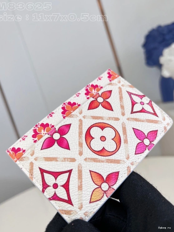 LOUIS CARD HOLDER-11*7*0.5cm VUITTON 0817